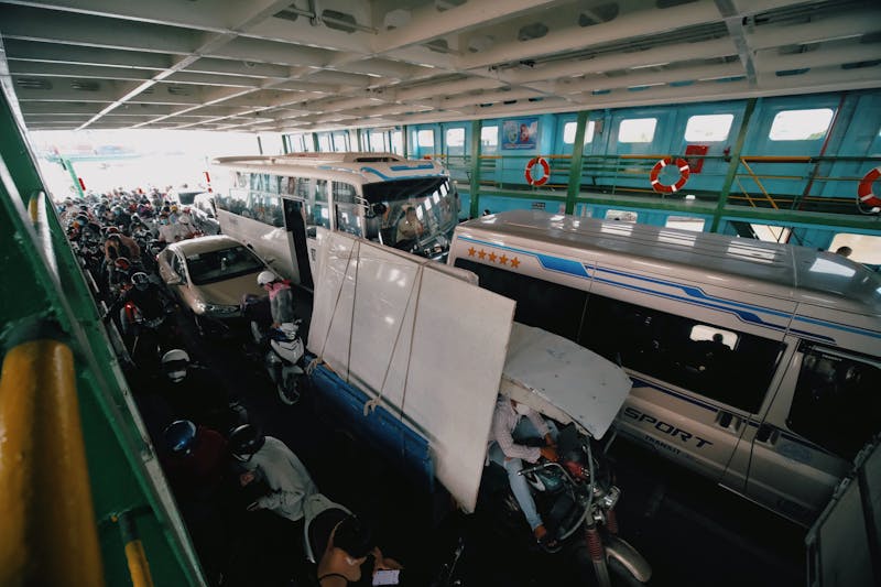 Transport camping-car ferry Porto-Torres Sardaigne méridionale